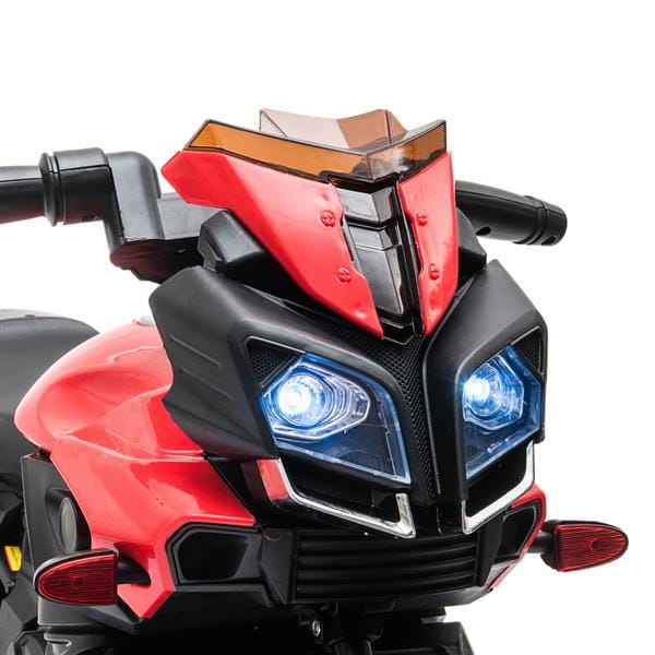 6V Ride on Battery Powered Electric Motorcycle for Kids Red-8