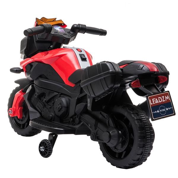 6V Ride on Battery Powered Electric Motorcycle for Kids Red-1