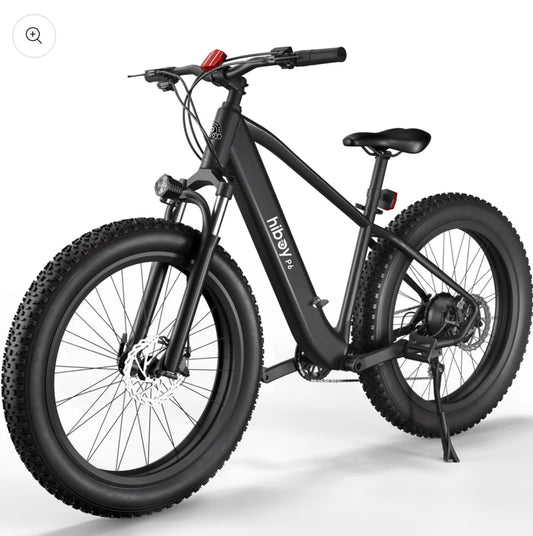 Hiboy P6 Fat Tire Electric Bike 2025 – Hydraulic Disc Brakes Version